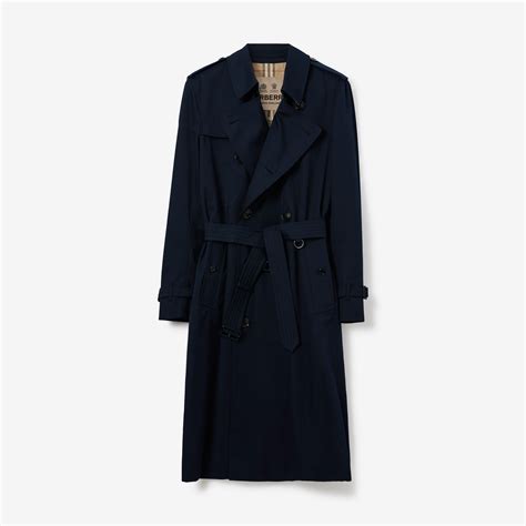 burberry trench uomo costo|Long Kensington Heritage Trench Coat in Coal blue .